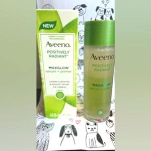 AVEENO💥POSITIVELY RADIANT MAXGLOW SERUM + PRIMER 1.5 FL OZ. (45 ml)💥